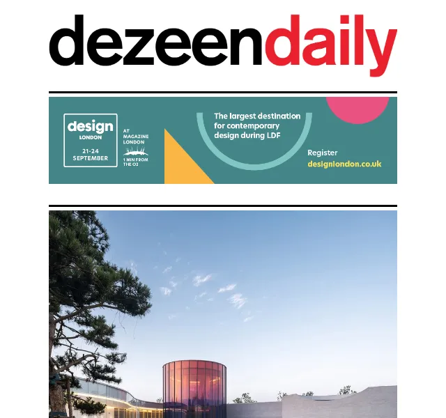 Dezeen Daily: architektonické novinky a projekty – červen 2026 | Nuslet.cz