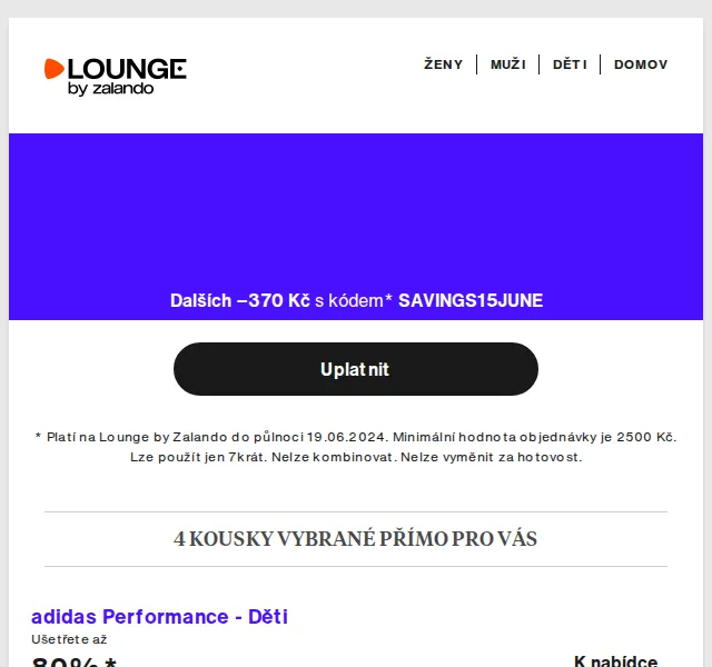 Zalando Lounge: Extra sleva 370 Kč na bugatti, TOM TAILOR a ARKET – červenec 2026 | Nuslet.cz