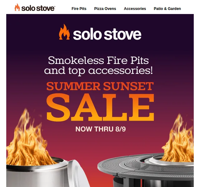 Solo Stove EU: Sleva až 25 % na sety – červenec 2026 | Nuslet.cz