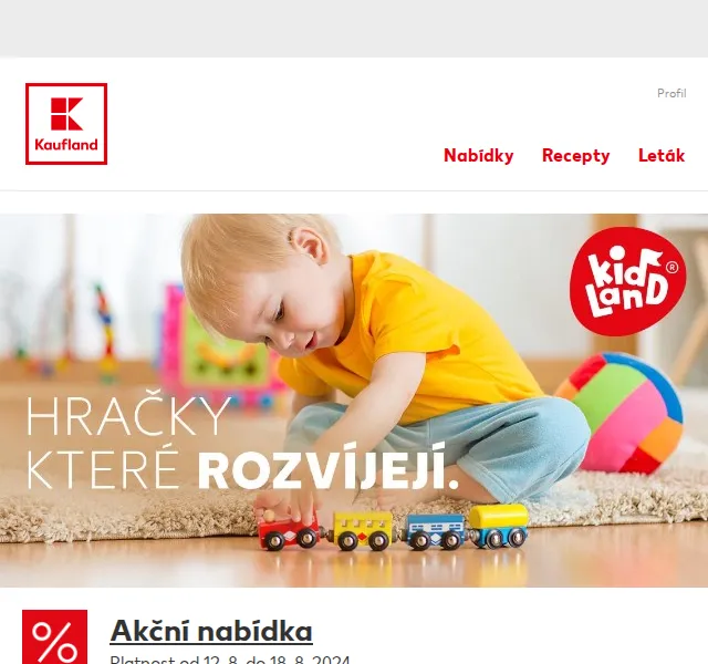 Kaufland: Vzdělávací hračky Kidland od 119 Kč – srpen 2024 | Nuslet.cz