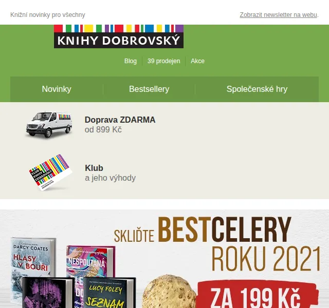 KnihyDobrovsky.cz: Bestsellery až 50 % – leden 2026 | Nuslet.cz