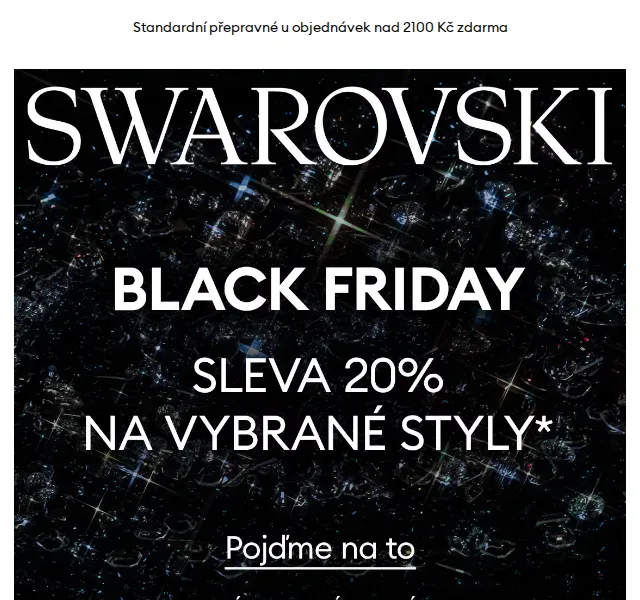 Swarovski: Sleva až 20 % na vybrané šperky – listopad 2023 | Nuslet.cz