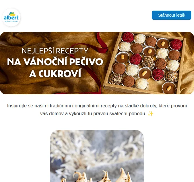 Albert: Recepty na vánoční cukroví – prosinec 2026 | Nuslet.cz