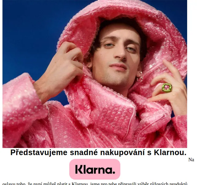 ABOUT YOU: Platba na 3 splátky s Klarnou – červenec 2026 | Nuslet.cz