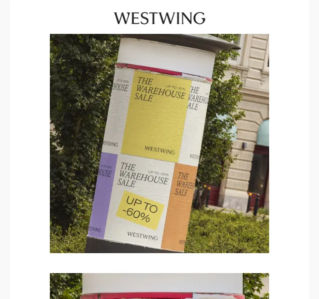 Westwing: až 60 % slevy na nábytek a dekorace – květen 2026