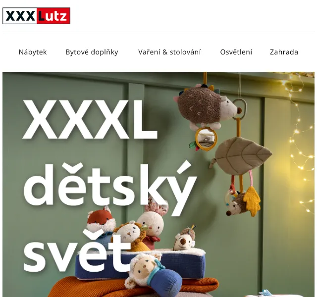 XXXLutz: Dětský nábytek se slevou 25 % – květen 2026 | Nuslet.cz