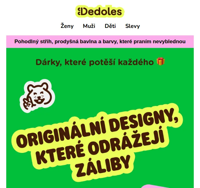 Dedoles: Spodní prádlo jen za 120 Kč – červenec 2026 | Nuslet.cz