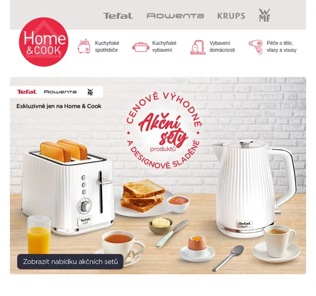 Home & Cook: Sety dva v jednom se slevou až 30 % – červen 2026 | Nuslet.cz