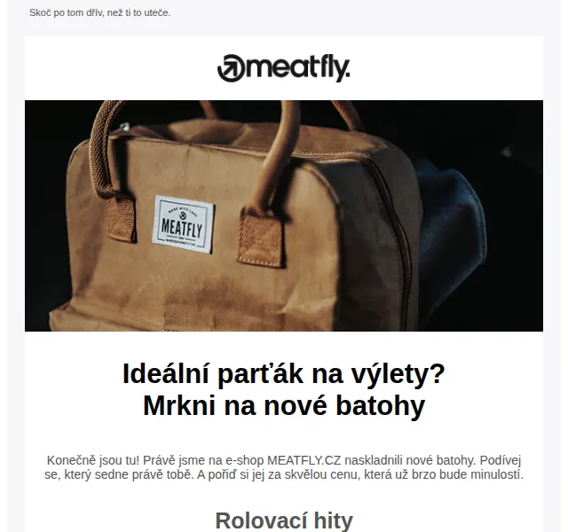 Meatfly: Nové batohy Holler, Periscope a školní klasiky – červen 2026 | Nuslet.cz
