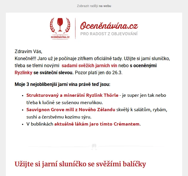 Vláďa z Oceněnávína.cz: Ryzlinky a jarní sety – červen 2026 | Nuslet.cz