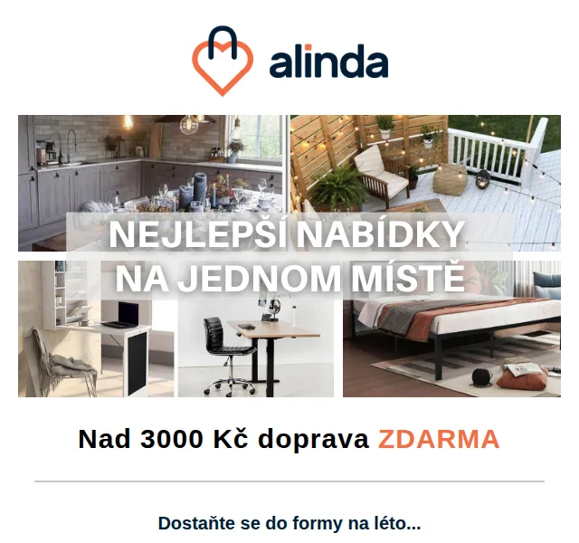 Alinda.cz: Zahrada a sport s 27% slevou – červenec 2026 | Nuslet.cz