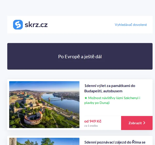 Vánoce na Skrz: Výlet do Budapešti od 949 Kč – červenec 2026 | Nuslet.cz