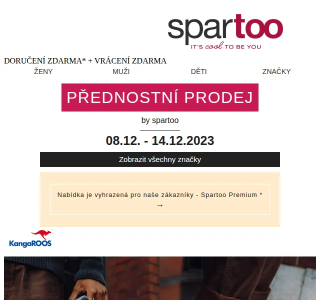 Spartoo: Až -50 % Kangaroos, Ikks a HUGO – červenec 2026 | Nuslet.cz