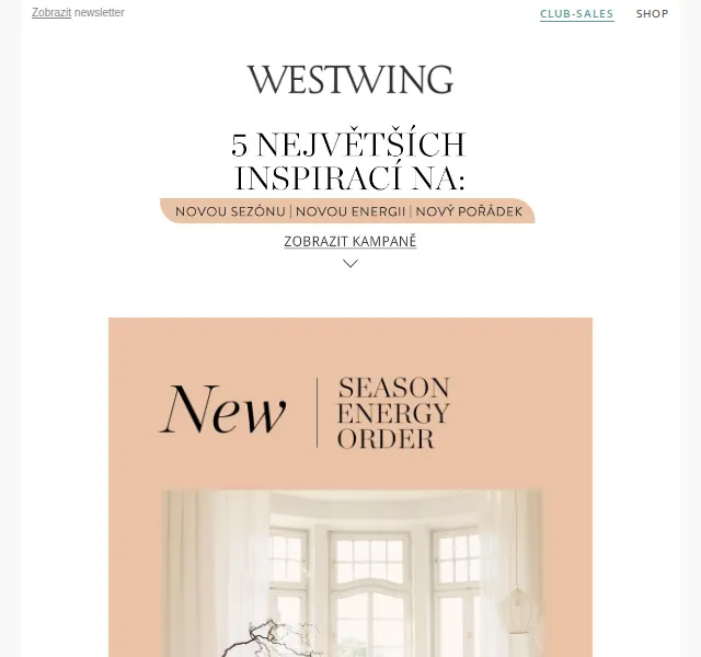Westwing: Feng Shui inspirace a podzimní novinky – září 2026 | Nuslet.cz