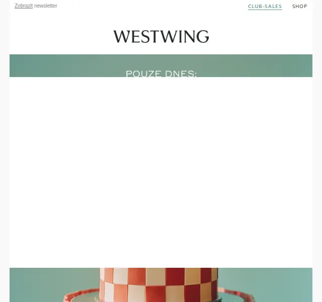 Westwing: -20 % na vše k narozeninám – červenec 2026 | Nuslet.cz