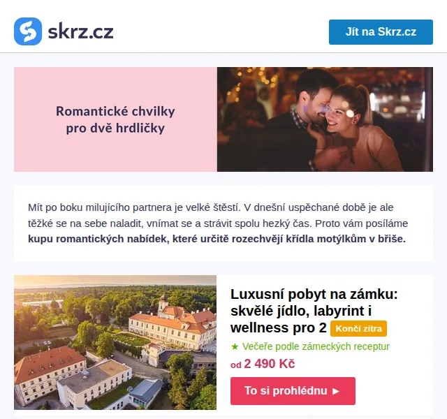 Vánoce na Skrz: romantické pobyty a večeře pro dva – červen 2026 | Nuslet.cz