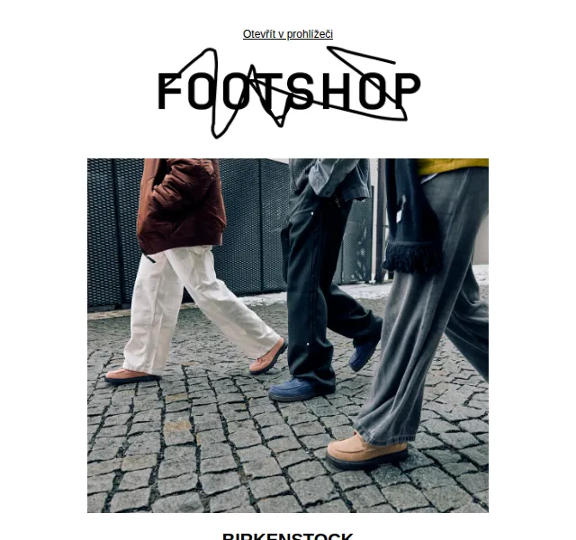 Footshop: Birkenstock, Y-3, Jordan – novinky duben 2026