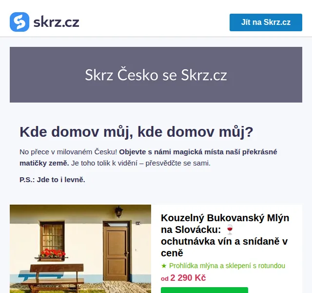 Vánoce na Skrz: Pobyty v Česku od 1 290 Kč – červenec 2026 | Nuslet.cz