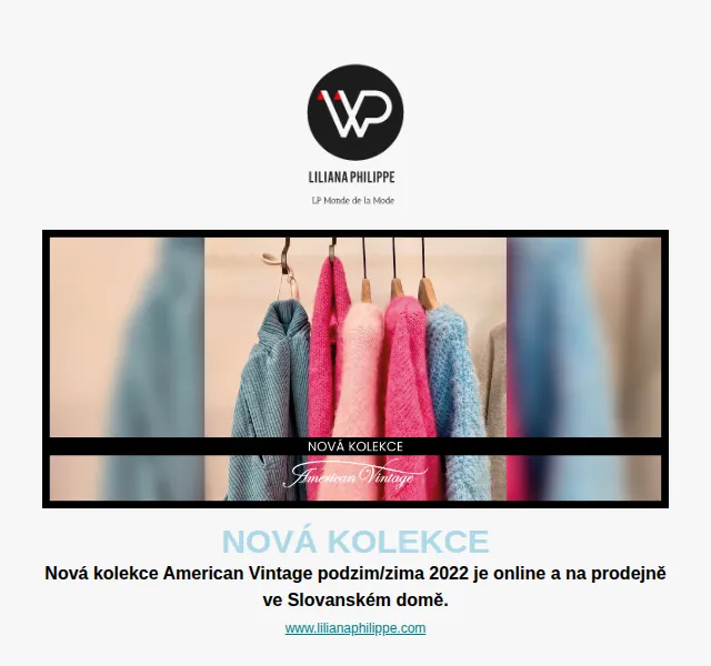 Liliana Philippe: Nová kolekce American Vintage – červen 2026 | Nuslet.cz