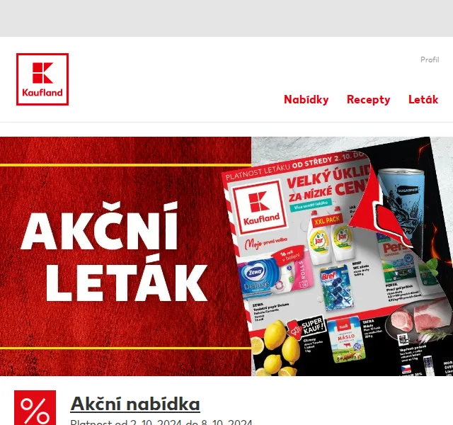 Kaufland: Jar a Persil v akci – červenec 2026 | Nuslet.cz