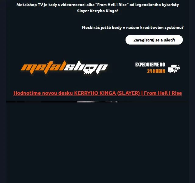 METALSHOP: Slayer merchandise od 499 Kč – červenec 2026 | Nuslet.cz
