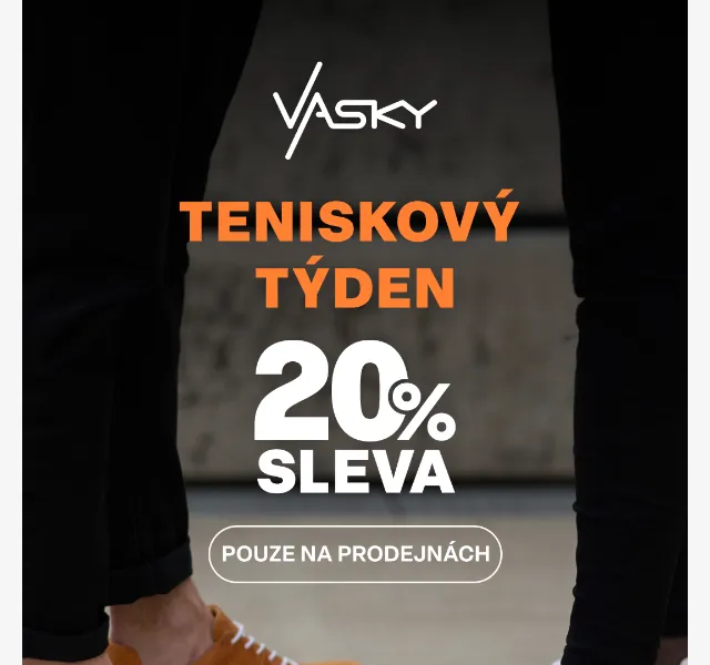 Vasky: 20% sleva na tenisky Teny, Leny a Veny – červenec 2026 | Nuslet.cz