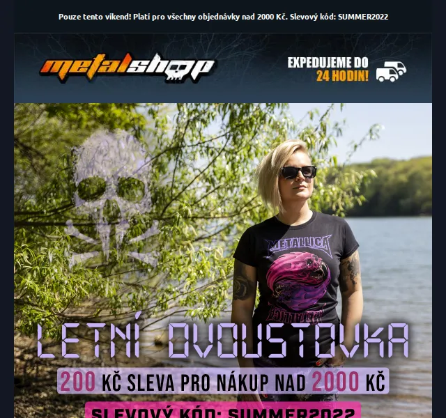 METALSHOP: Sleva 200 Kč na nákup nad 2 000 Kč – červen 2026 | Nuslet.cz