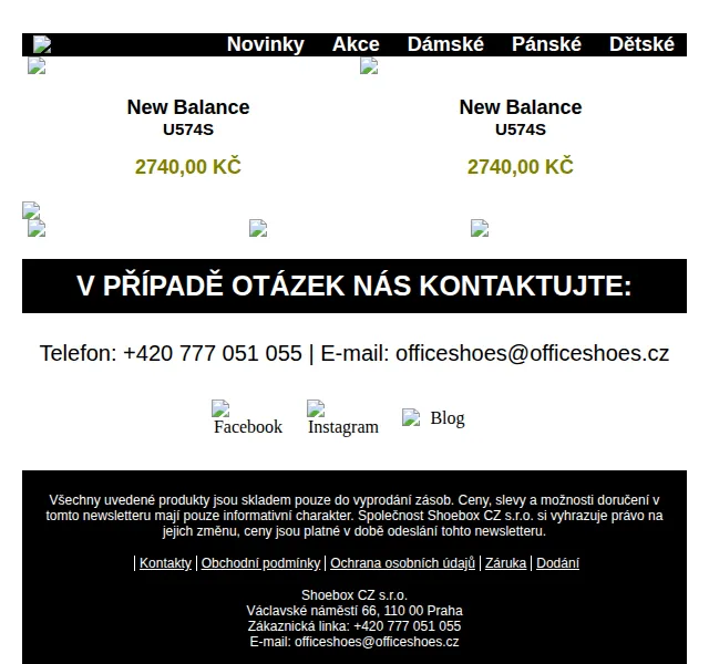 Office Shoes: New Balance U574S za 2 740 Kč – červenec 2026 | Nuslet.cz