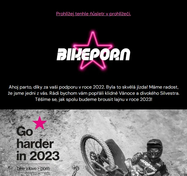 Bikeporn: PF 2023 přání – prosinec 2022 | Nuslet.cz