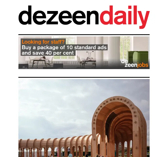 Dezeen Daily: Dubnové novinky z architektury a designu – červen 2026 | Nuslet.cz