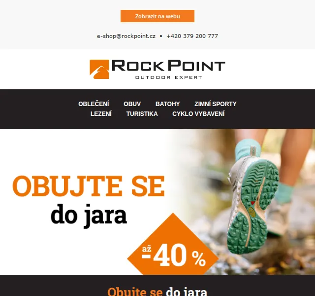 Rock Point: Slevy na outdoorovou obuv až 40 % – červen 2026 | Nuslet.cz