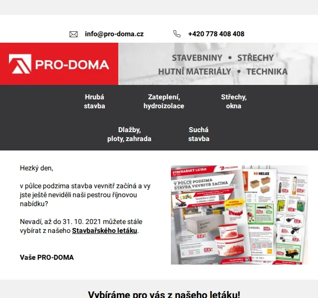 Pro-doma: Stavbařský leták – říjen 2021 | Nuslet.cz