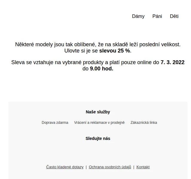 DEICHMANN: Sleva 25 % na vybrané produkty – červen 2026 | Nuslet.cz