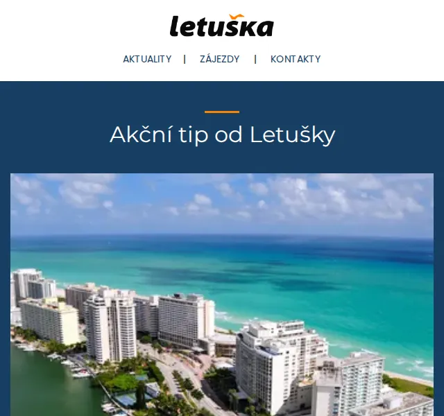 Letuška.cz: Mnichov – Miami již od 10 056 Kč – červenec 2026 | Nuslet.cz