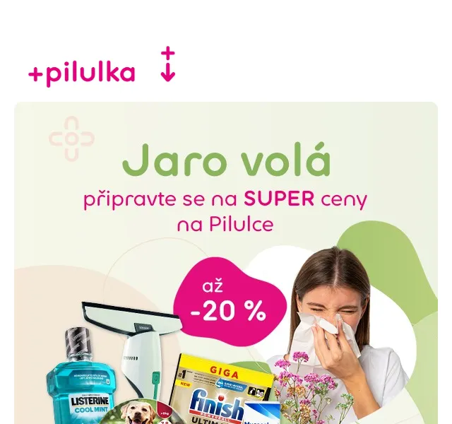 Pilulka.cz: Stop alergiím se slevou až 20 % – červenec 2026 | Nuslet.cz