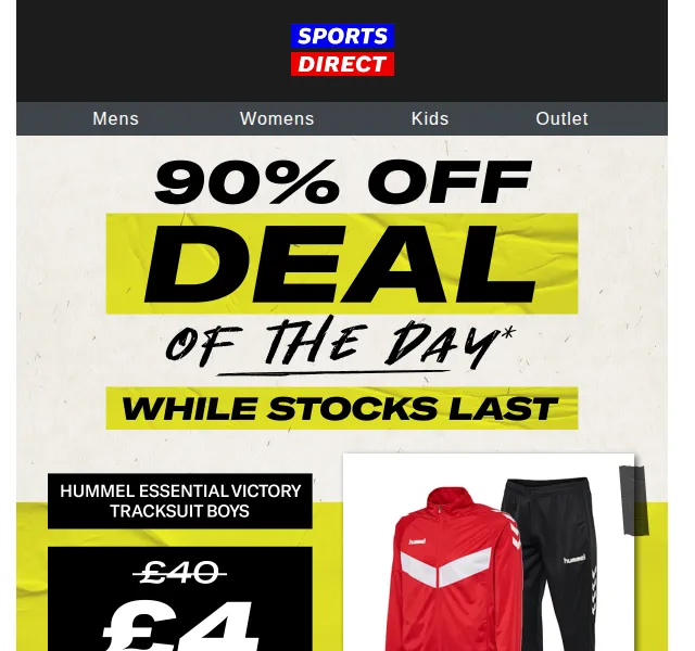 Sportsdirect: Hummel Junior Essential Victory set za 4 £ (90% sleva) – červen 2026 | Nuslet.cz