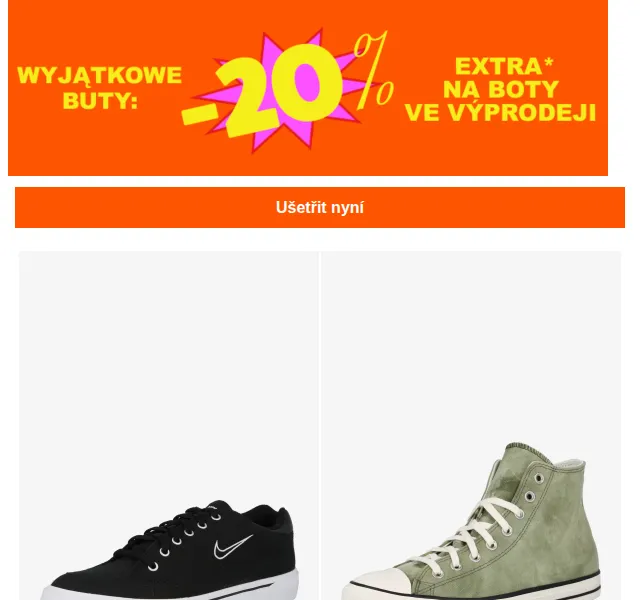 ABOUT YOU: sleva 20 % na boty – červenec 2026 | Nuslet.cz