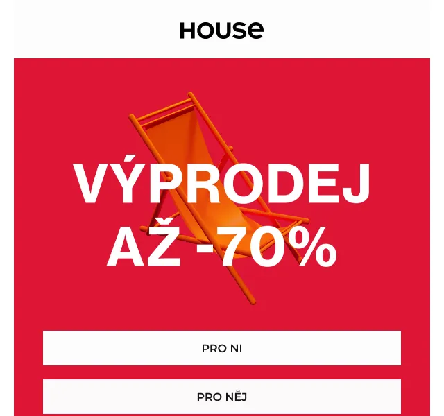 HOUSE: Letní výprodej – šaty, topy, kraťasy od 99 Kč – červen 2026 | Nuslet.cz