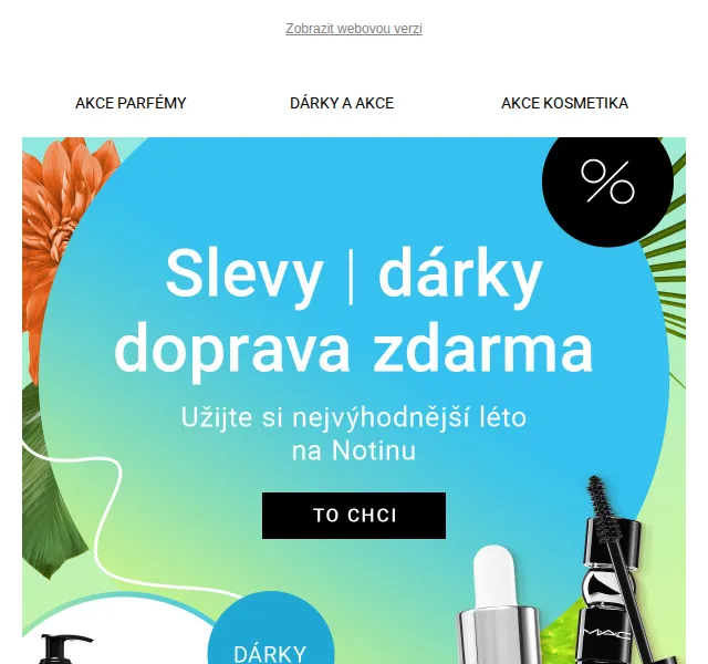 Notino: Letní slevy, dárky a doprava zdarma – červenec 2026 | Nuslet.cz
