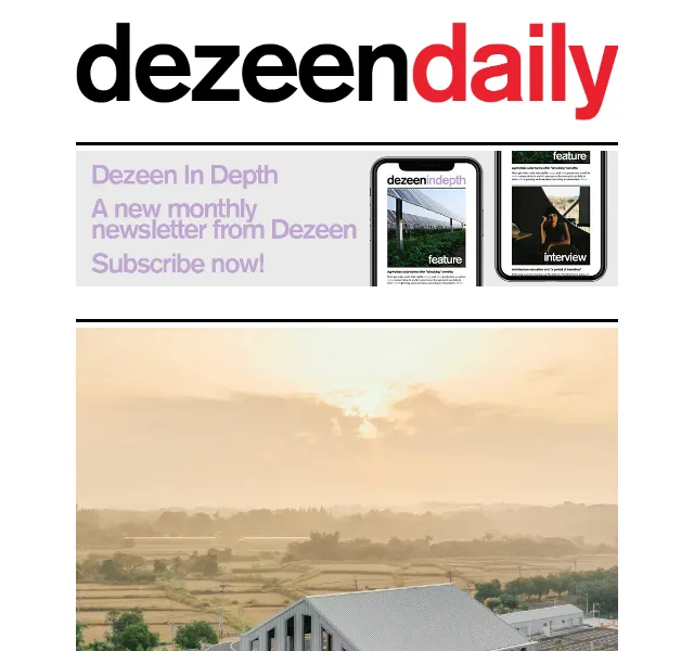 Dezeen Daily: Architektonické novinky z Taiwanu a Německa – červenec 2026 | Nuslet.cz