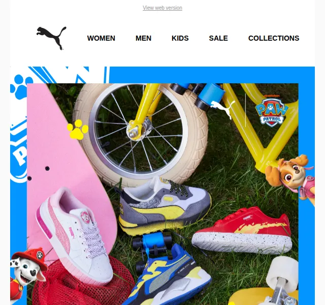 PUMA x PAW Patrol kolekce – červen 2026 | Nuslet.cz