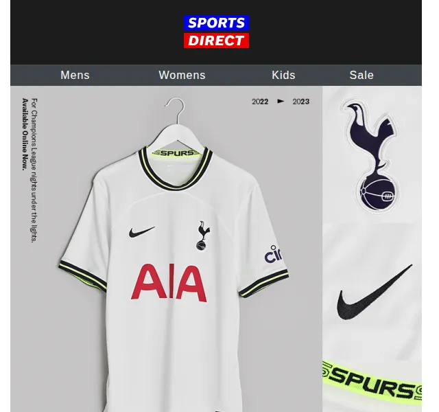 Sportsdirect.com: Spurs dresy a Puma x Liberty – červen 2026 | Nuslet.cz