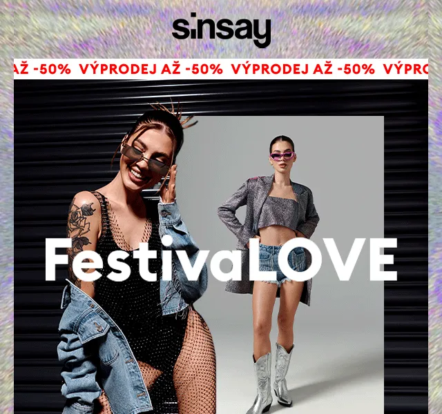Sinsay: letní festivalová kolekce – červenec 2026 | Nuslet.cz