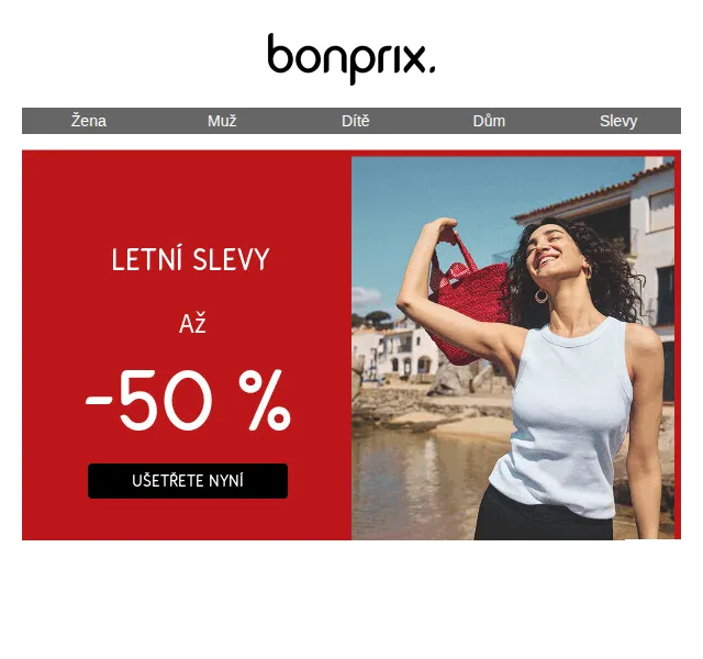 bonprix: Až 50% sleva – Poslední letní slevy 2026 | Nuslet.cz