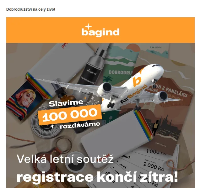Bagind: Velká letní soutěž o Sicílii za 100 000 Kč – červenec 2026 | Nuslet.cz