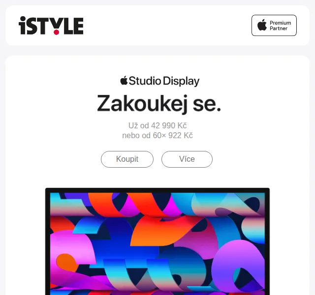 iSTYLE: Studio Display od 42 990 Kč – červenec 2026 | Nuslet.cz