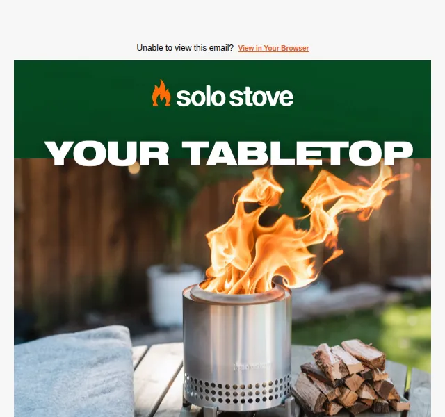 Solo Stove EU: FREE Mesa Tabletop k nákupu – červenec 2026 | Nuslet.cz