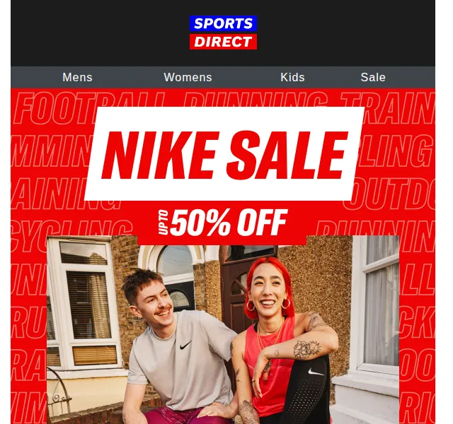 Sportsdirect: Sleva až 50 % na Nike – červen 2026 | Nuslet.cz