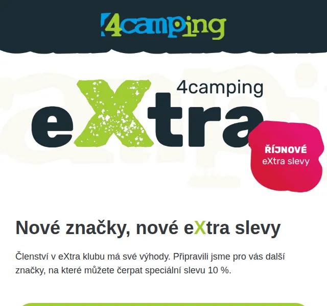 4camping: eXtra sleva 10 % na The North Face, Victorinox – srpen 2026 | Nuslet.cz