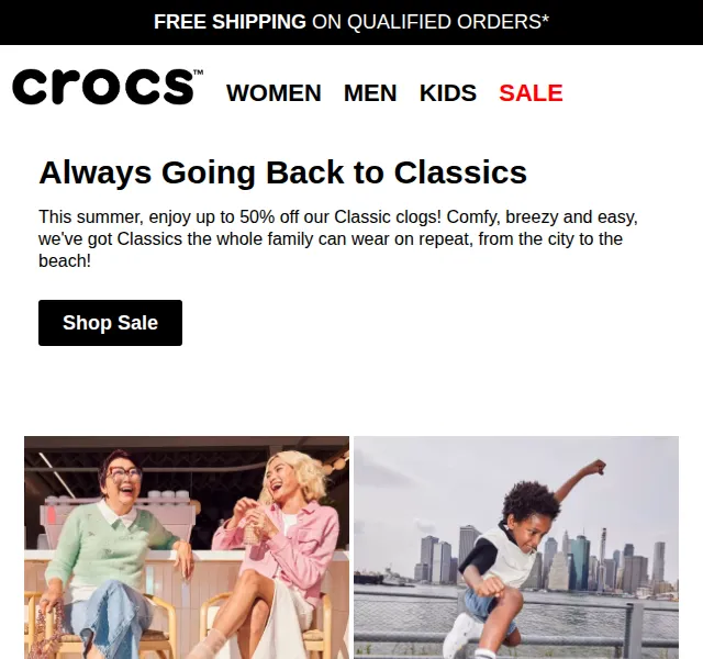 Crocs: End of Season až 50% sleva – červenec 2026 | Nuslet.cz